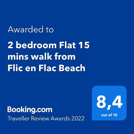 2 bedroom Flat 15 mins walk from Flic en Flac Beach Exterior foto